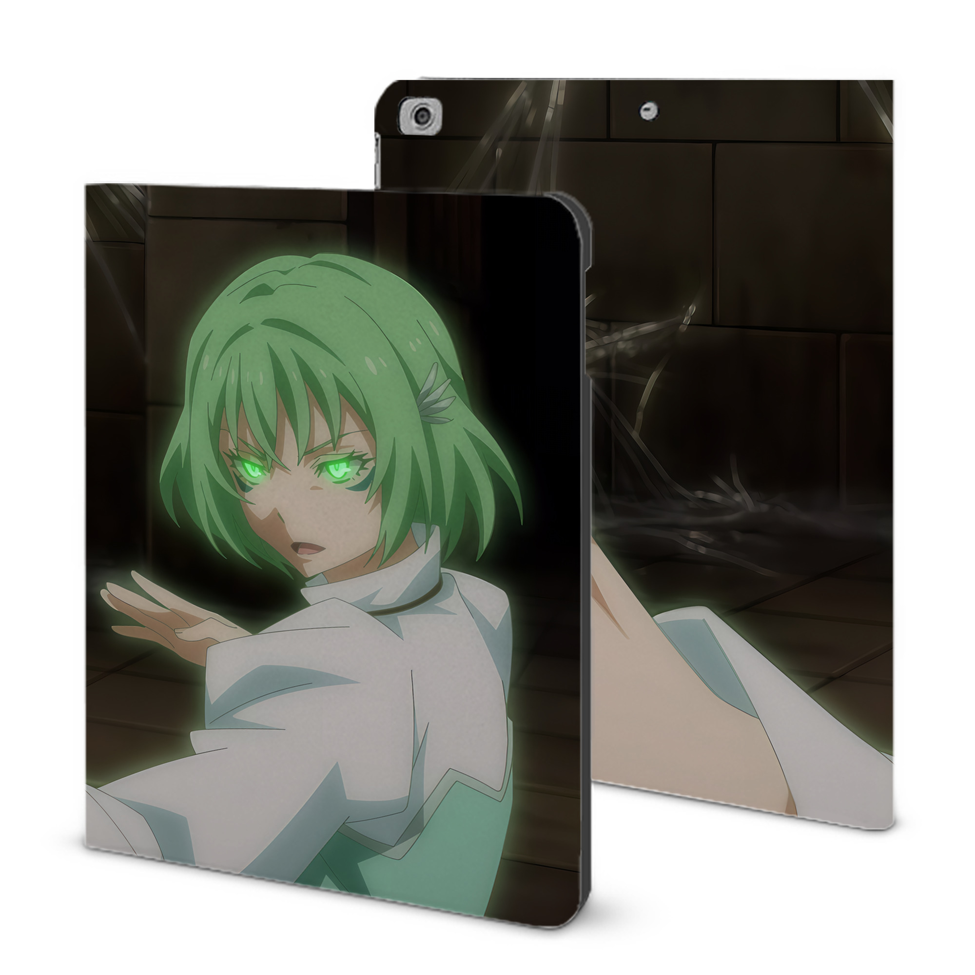 （画像用） 転スラ Regarding Reincarnated to Slime IPad ケース ブック型 PUレザー TPU 耐衝撃 軽量 薄型 ペン収納なし 全面保護 IPad 各モデル対応